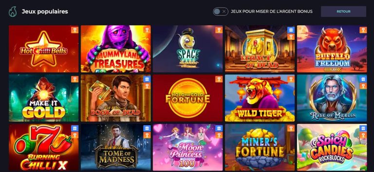 Izzi Casino machines à sous