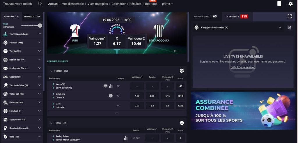 Izzi Casino paris sportifs